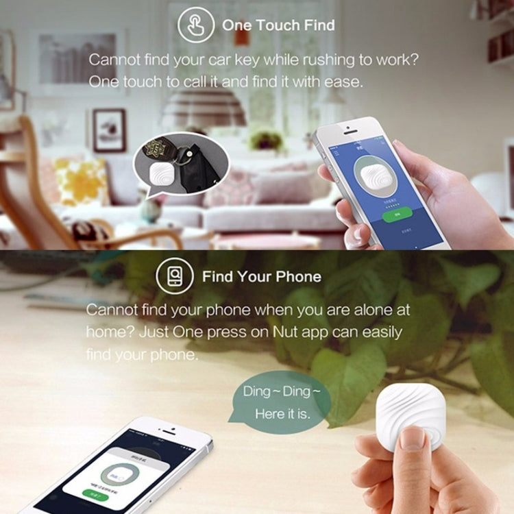 NUT F7X Smart Anti-Lost Device Bluetooth Two-Way Alarm Mobile Phone Key Wallet Anti-Lost Device NUT F7X Smart Anti-Lost Device Bluetooth Two-Way Alarm Mobile Phone Key Wallet Anti-Lost Device